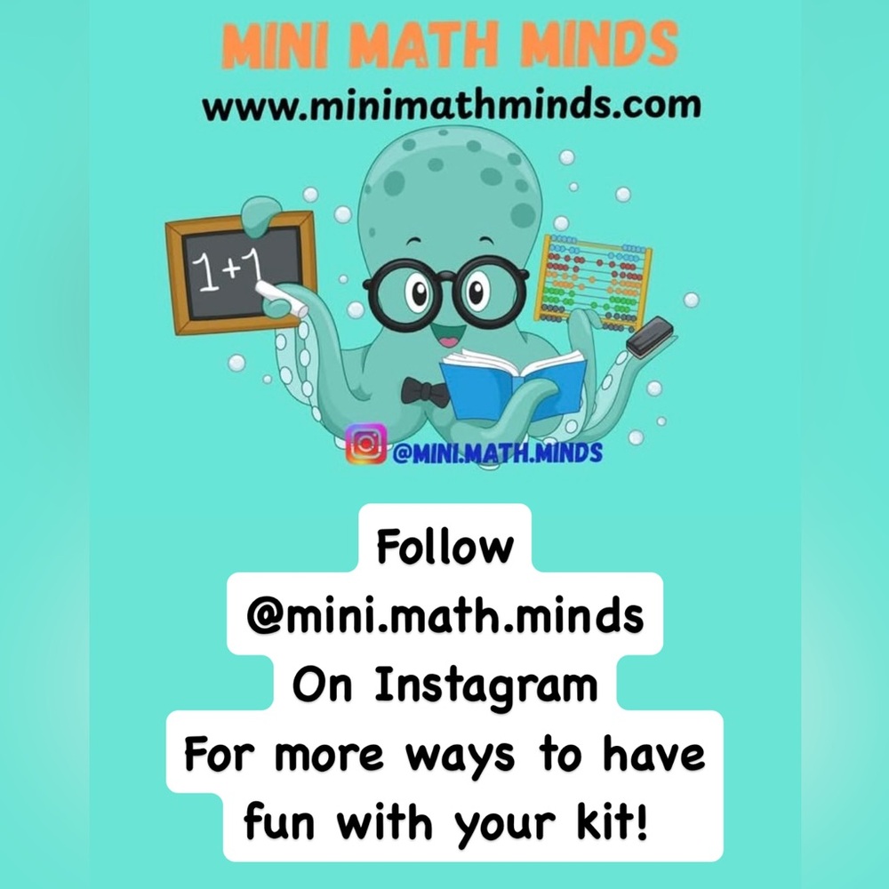 Mini Math Mind Home Kit- (activity guide and details @mini.math.minds on Insta) - Picture 6 of 14